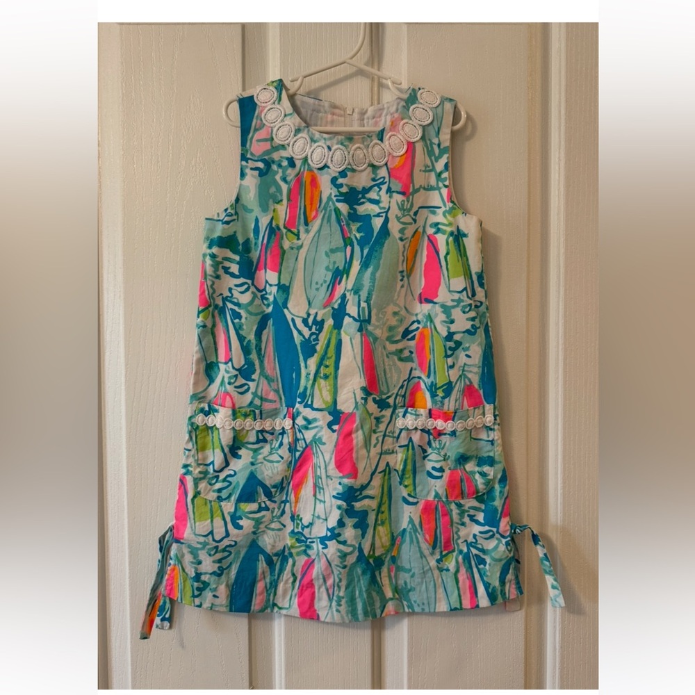 Lilly Pulitzer Blue and Pink Casual Dress